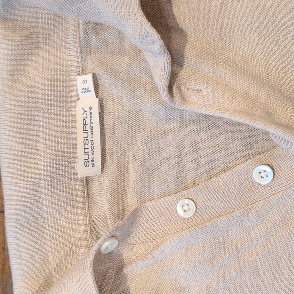 Suitsupply Polo Sweater Silk Wool Cashmere - Picture 3 of 6